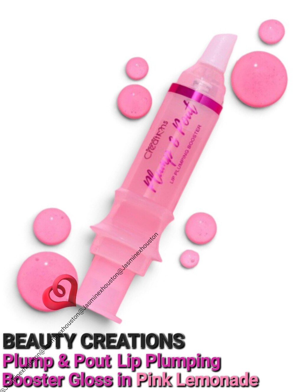 🎉3•$13/4•$16🎉 BEAUTY CREATIONS Plump & Pout Lip Booster Gloss In Pink Lemonade